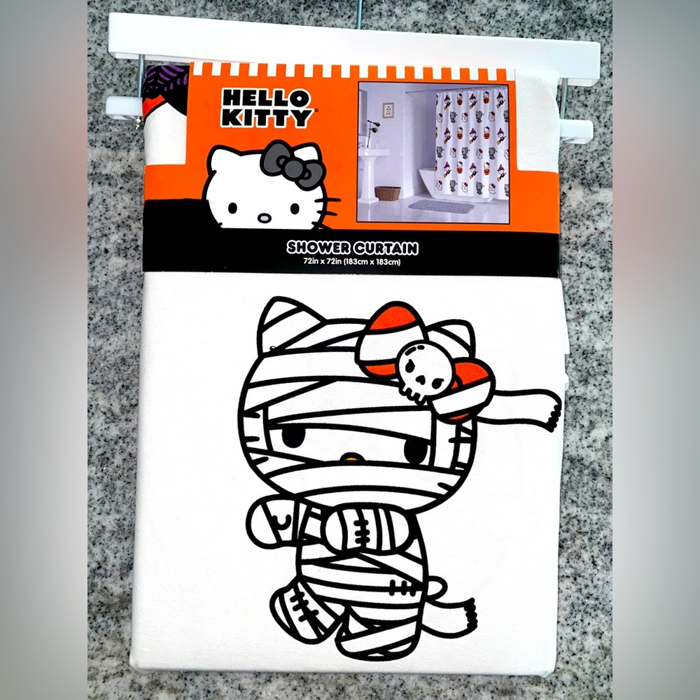Hello Kitty Halloween Shower Curtain